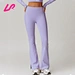 split flare leggings